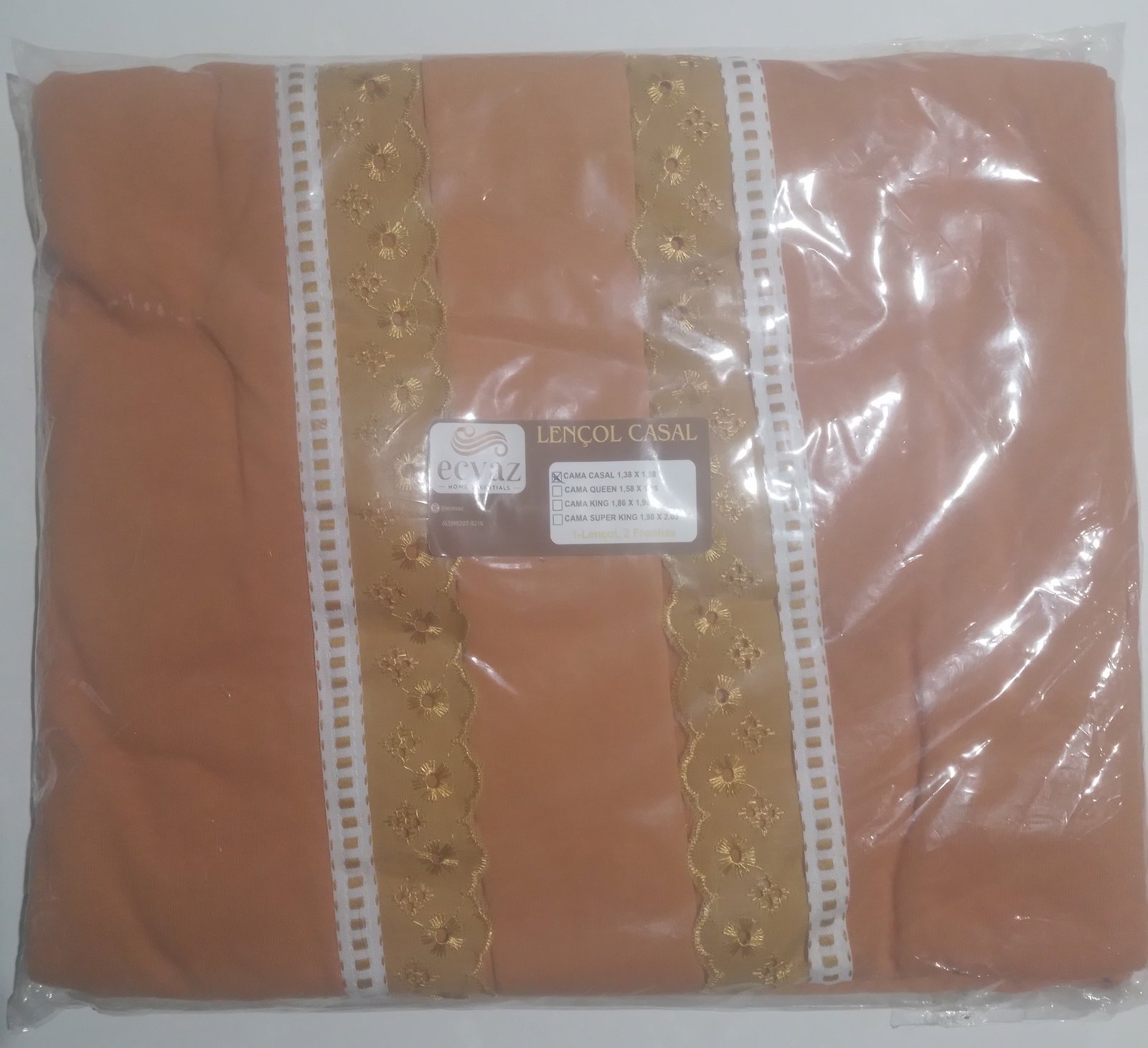 Lençol de Casal (Mostarda)