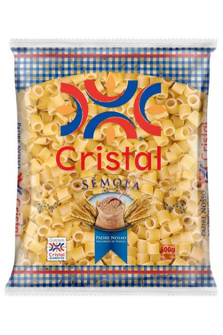 Macarrão Cristal Sêmola Padre Nosso 500g