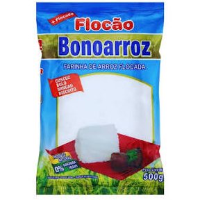 Farinha de Arroz Flocão Bonoarroz Pacote 500g