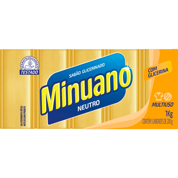 Sabão  Glicerinado  Minuano  800g